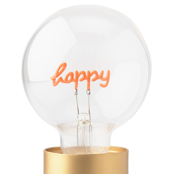 LED-Leuchte mit Schriftzug