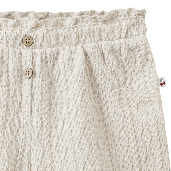 Baby Shorts mit Strukturmuster