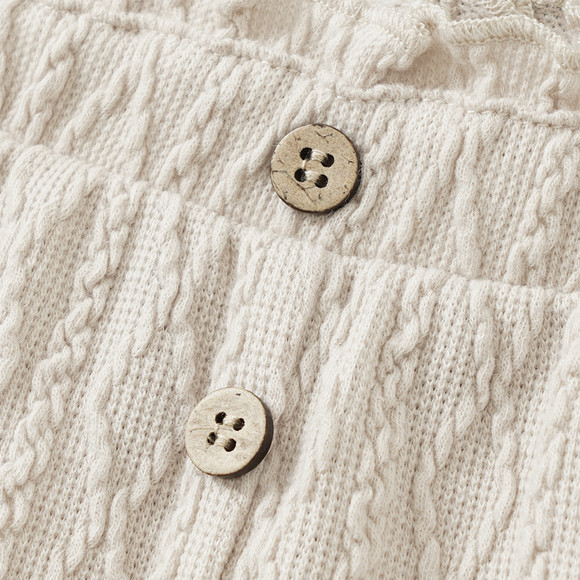 Baby Shorts mit Strukturmuster