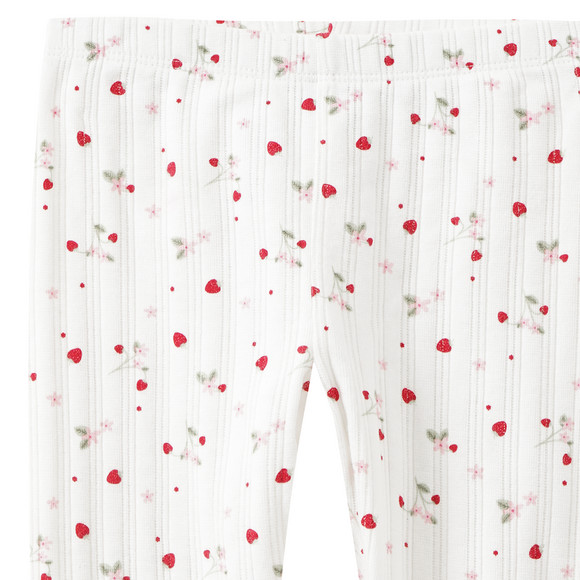 Baby Leggings mit Erdbeer-Allover