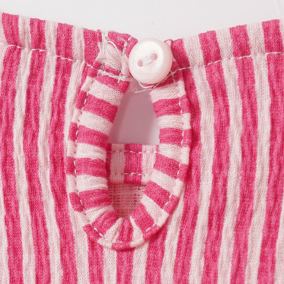 Babyshirt met lange mouwen en crêpe-structuur