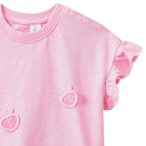 Baby T-Shirt mit Häkel-Details