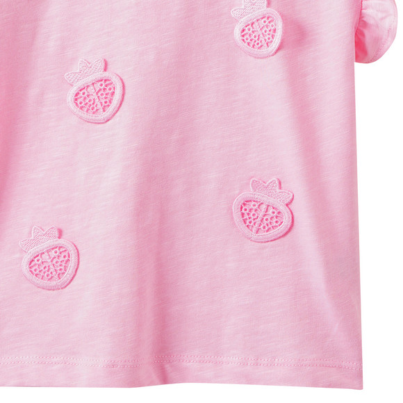 Baby T-Shirt mit Häkel-Details