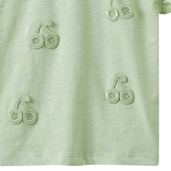 Baby T-Shirt mit Häkel-Details