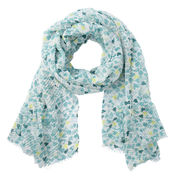 Damen Tuch mit Crinkle-Struktur