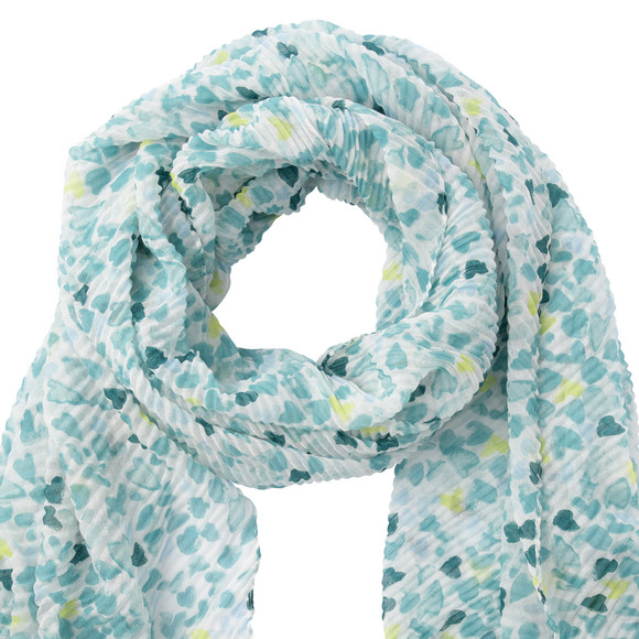 Damen Tuch mit Crinkle-Struktur