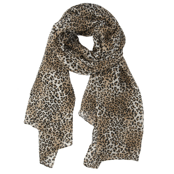 Damen Tuch mit Crinkle-Struktur