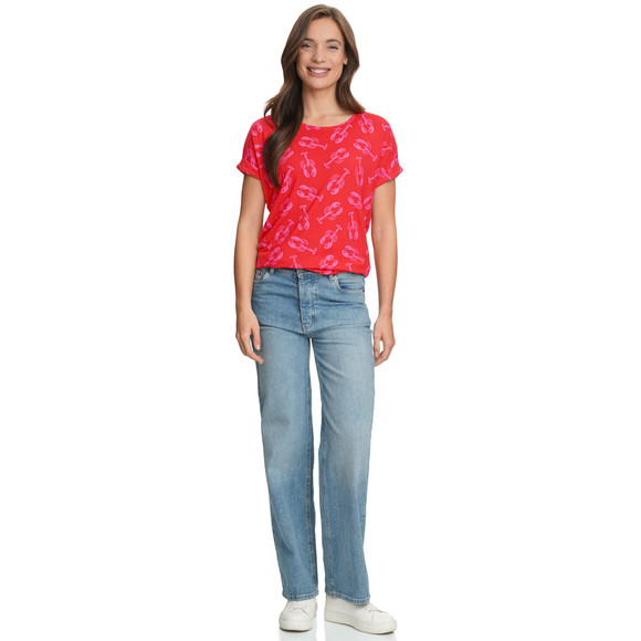 Damen T-Shirt aus Viskose-Mix