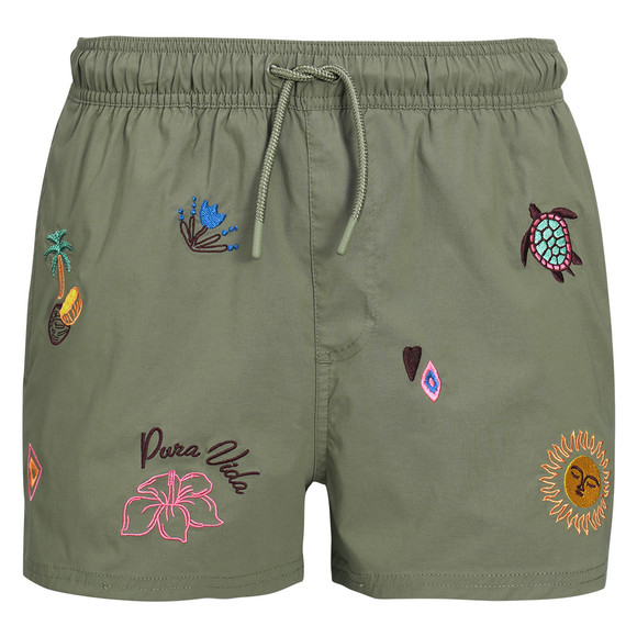 Herren Badeshorts mit Stickerei