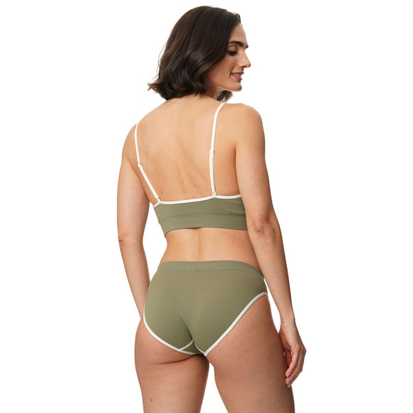 Damen Bustier in Rippstruktur