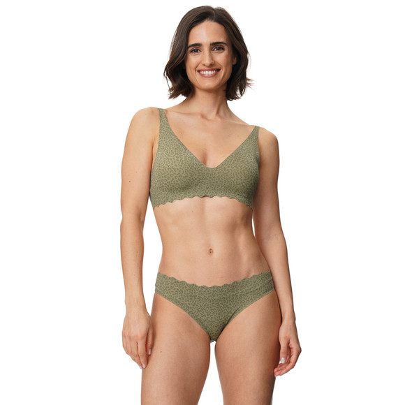 Damen Seamless-Bustier im Zebra-Look