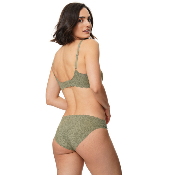 Damen Seamless-Bustier im Zebra-Look