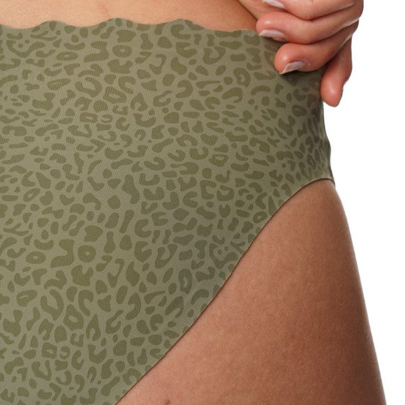 3 Seamless slips met luipaardprint