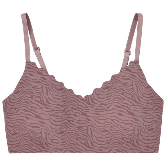 Damen Seamless-Bustier im Zebra-Look