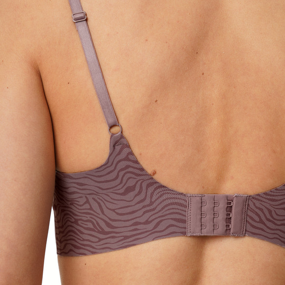 Damen Seamless-Bustier im Zebra-Look