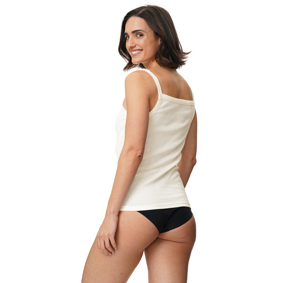 Damen Unterhemd mit Rippstruktur