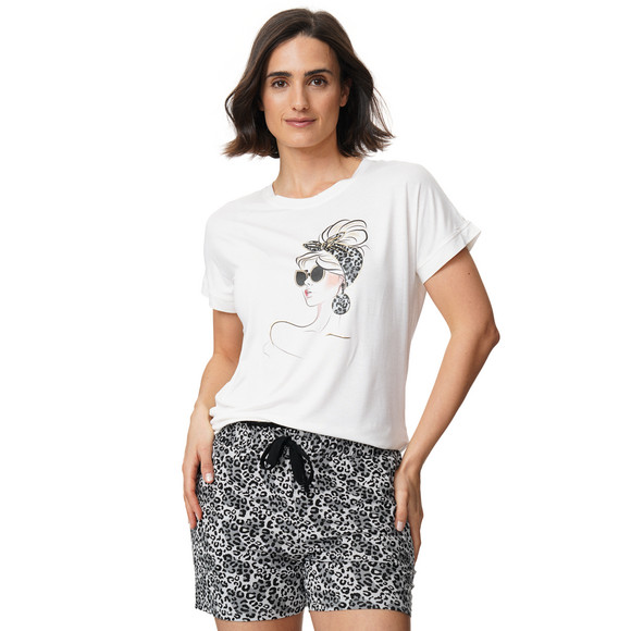 Damen Schlafshirt mit Print