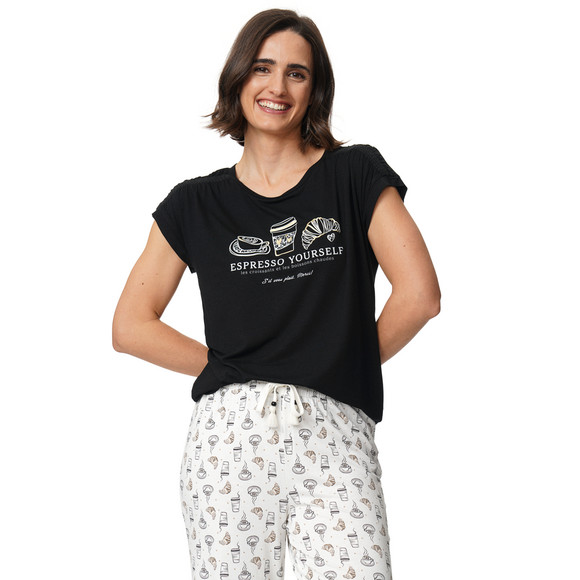 Damen Schlafshirt mit Print