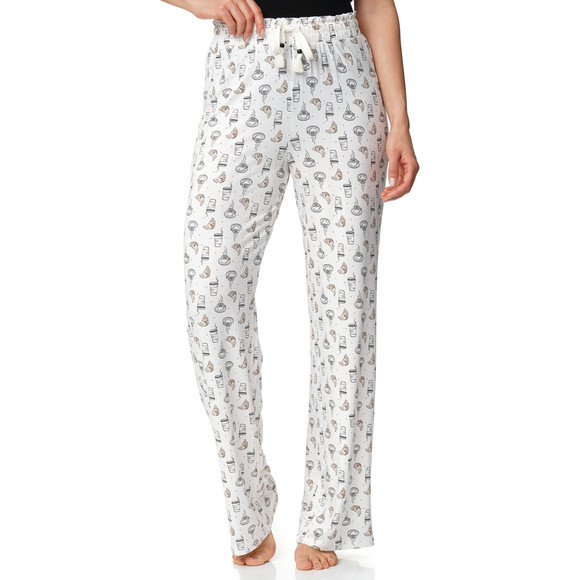 Damen Schlafhose mit Allover-Print