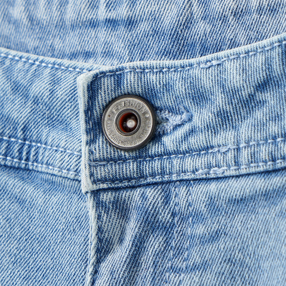 Jungen Jeansshorts mit Used-Waschung