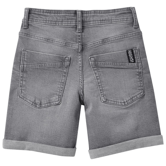 Jungen Jeansshorts in Used-Waschung