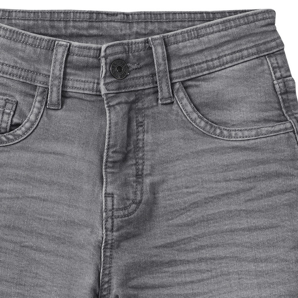 Jungen Jeansshorts in Used-Waschung
