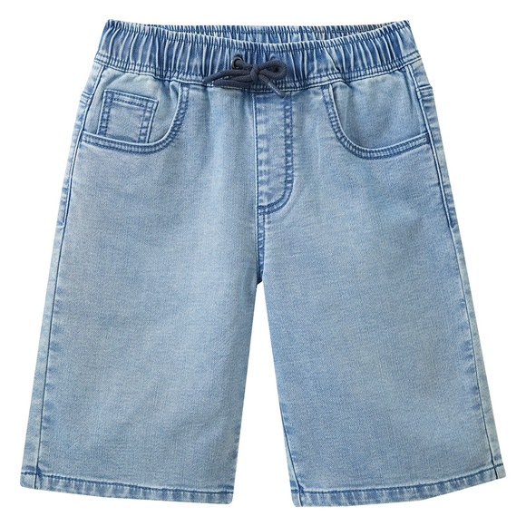 Jungen Jeans-Shorts mit Tunnelzug