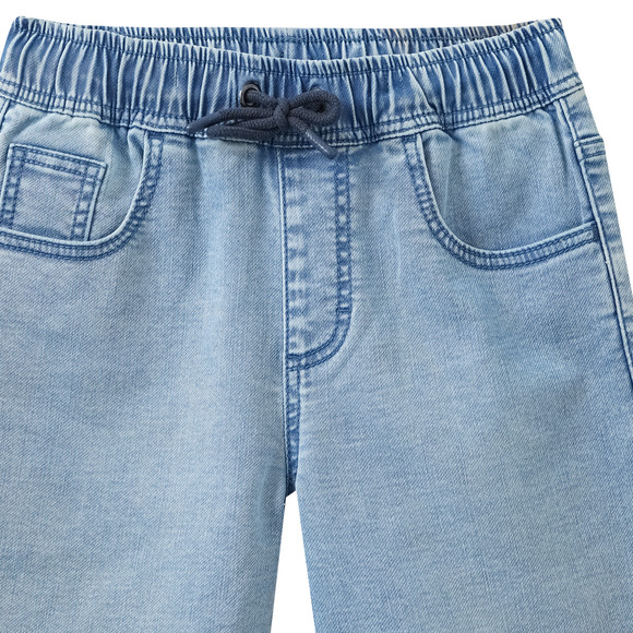 Jungen Jeans-Shorts mit Tunnelzug