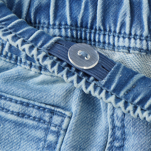 Jungen Jeans-Shorts mit Tunnelzug