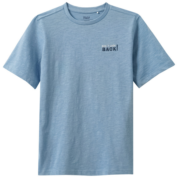 Jungen T-Shirt mit Schriftzug-Print