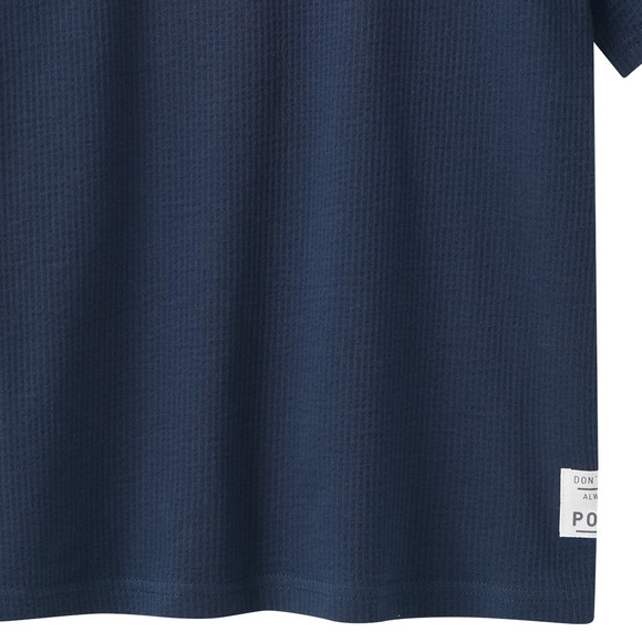 Jungen T-Shirt mit Waffelstruktur