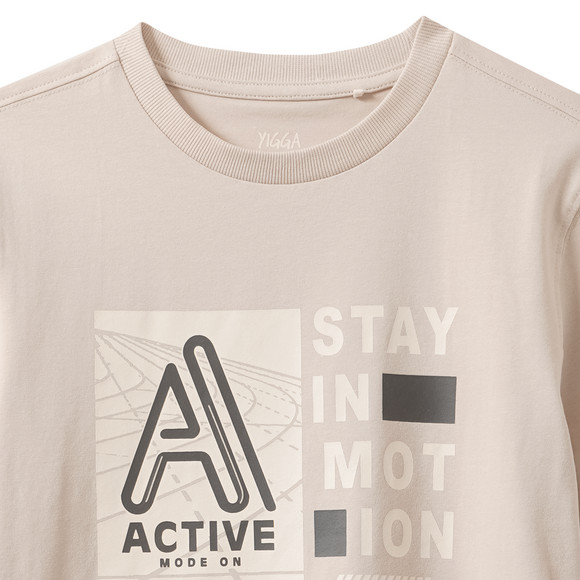 Jungen T-Shirt mit Brust-Print