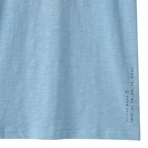 Jungen T-Shirt mit gummiertem Schriftzug