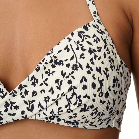 Damen Bikinioberteil mit Blümchen