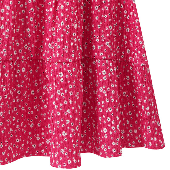 Mädchen Kleid im Millefleur-Dessin