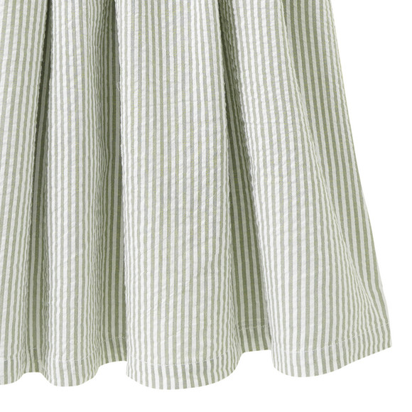 Mädchen Kleid mit Seersucker-Rockteil