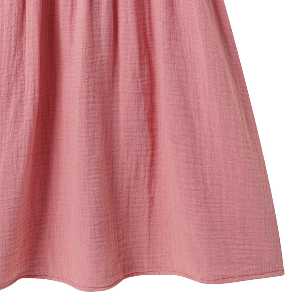 Mädchen Musselin-Kleid mit Flügelärmeln