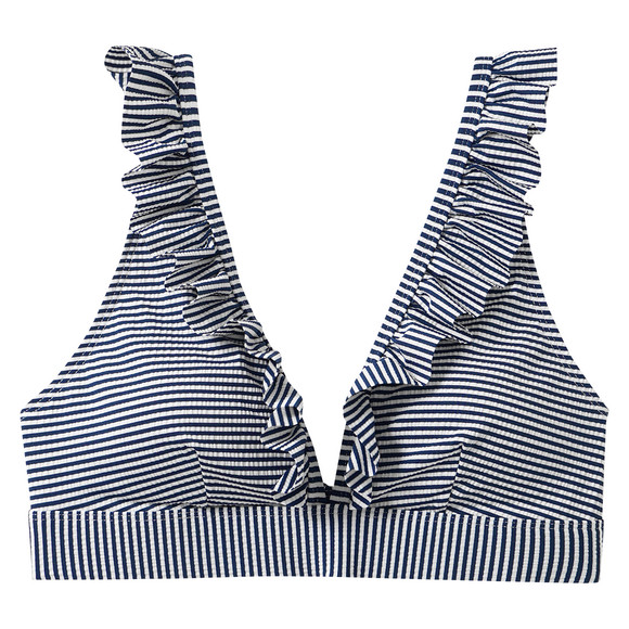 Damen Bikinioberteil mit Seersucker-Struktur