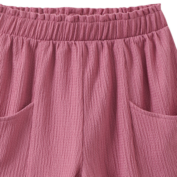 Mädchen Shorts mit gekreppter Struktur