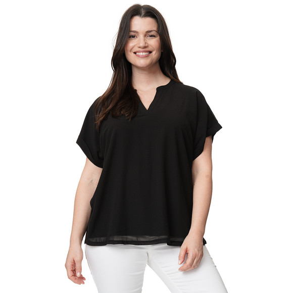 Damen Bluse in Unifarben