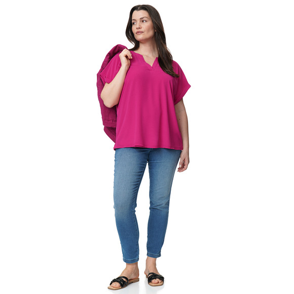 Damen Bluse in Unifarben