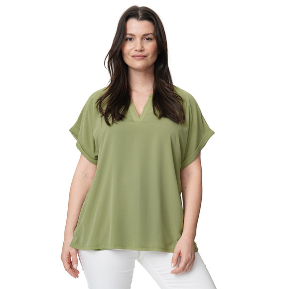 Damen Bluse in Unifarben