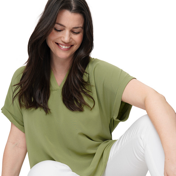 Damen Bluse in Unifarben