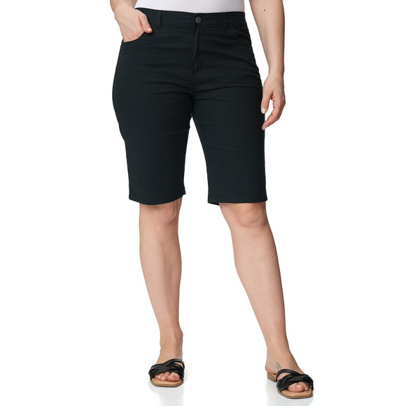 Straight-fit bermudashort voor dames