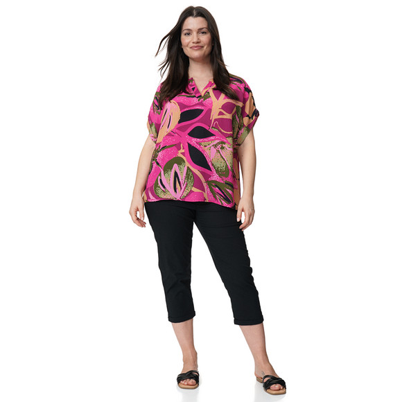 3/4 Damen Hose mit 4 Taschen