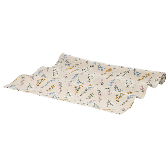 Tafelloper met bloemenprint