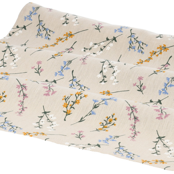 Tafelloper met bloemenprint