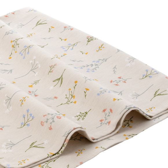 Tischdecke mit Blumen-Allover