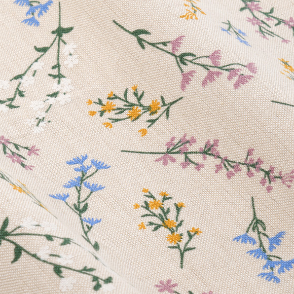 Tischdecke mit Blumen-Allover