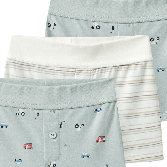 3 Baby Boxer mit Bio-Baumwolle